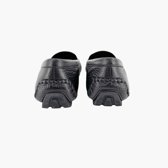 Gucci Interlocking GG Driving Loafers EU 36.5 US 6.5 Black Leather Flat Shoe - Picture 8 of 14